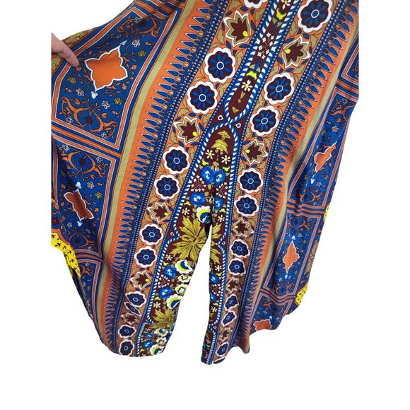 MSK romper boho chic hippy size L drapey geometric grunge - Picture 5 of 7